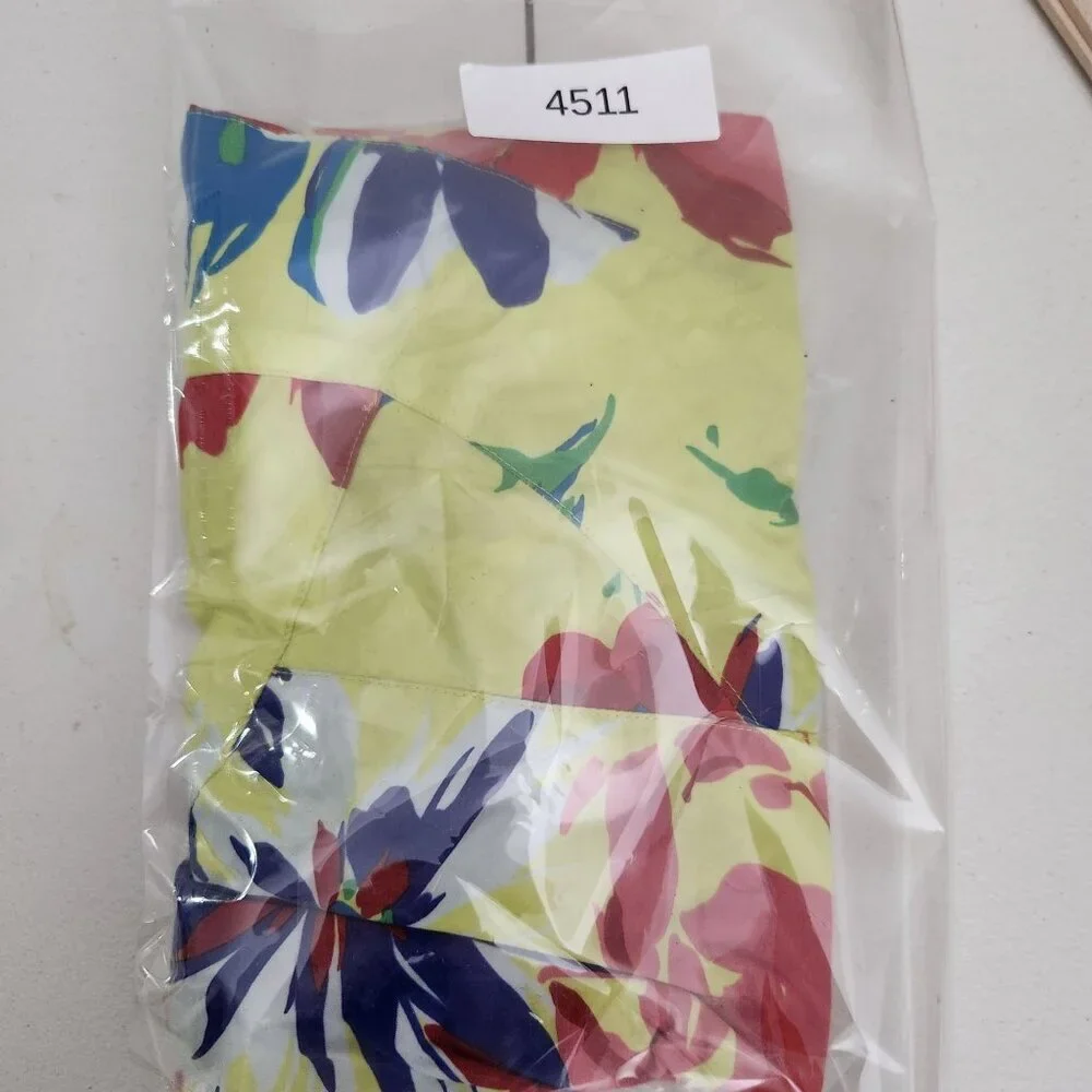 Ralph Lauren Boardshorts Mens Size 32 Floral Yellow Tropical Surf RLX Swim Short